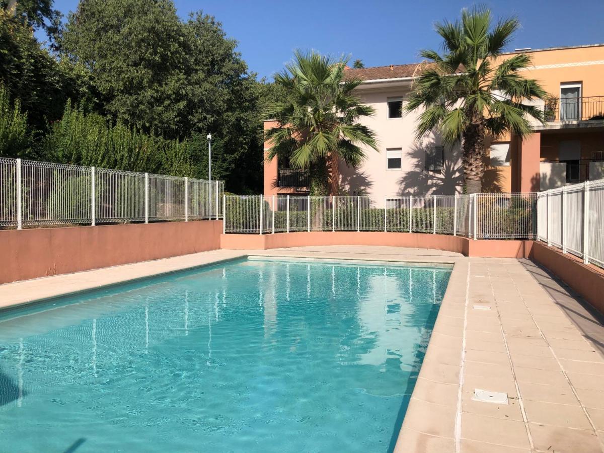 גראס Les Jardins Des Senteurs - Appartement Prive Avec Piscine Et Parking מראה חיצוני תמונה